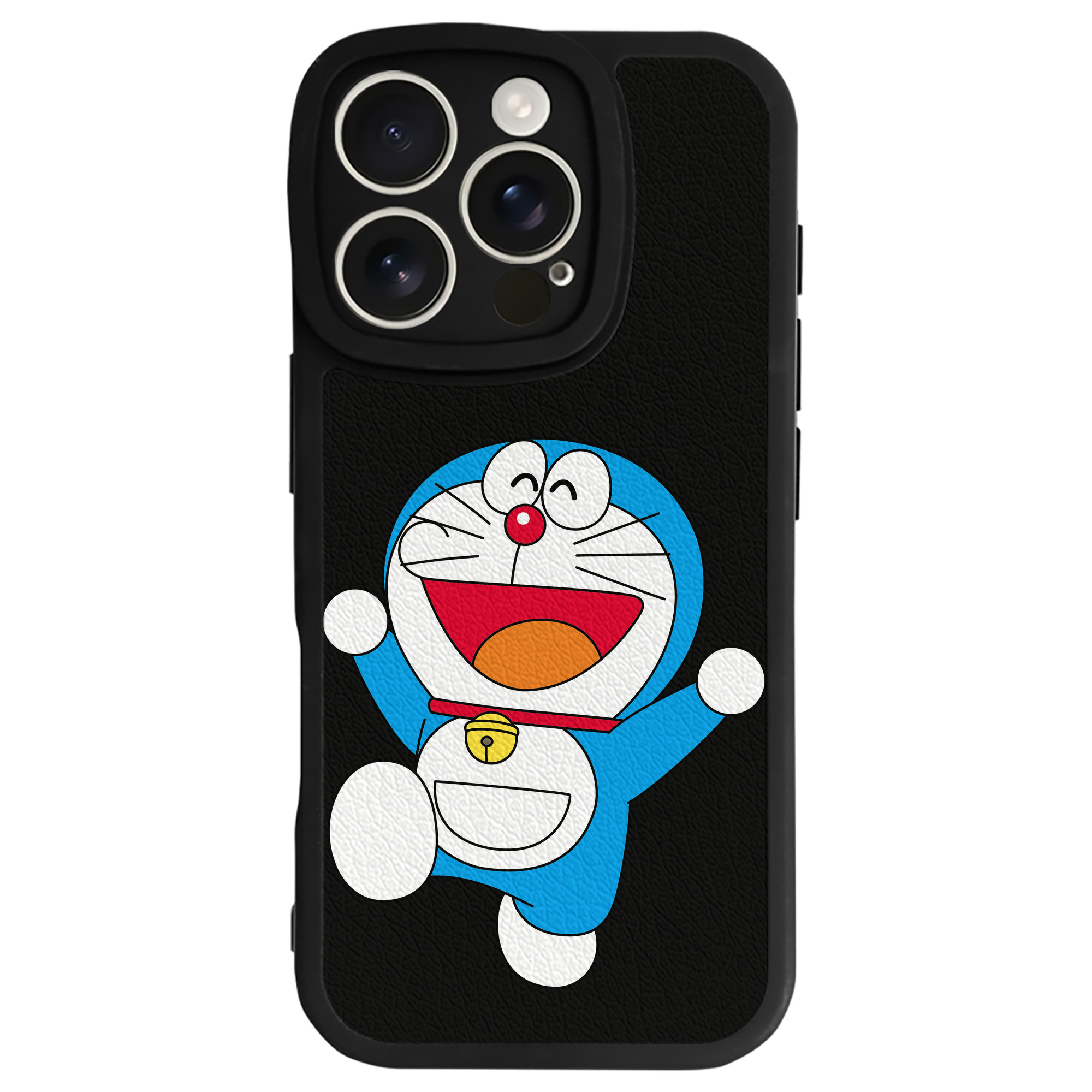 （画像用） ドラえもん Doraemon 【iPhone 16シリーズ対応】シリコンスマホケース（レザー調） 材質：シリコン